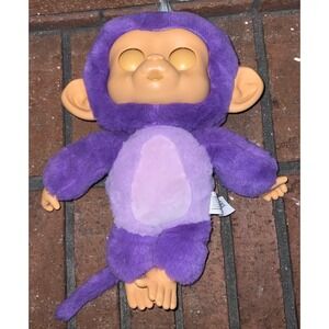 Fingerling Care N Cuddles Purple Interactive Plush Monkey Toy WowWee Large 14"